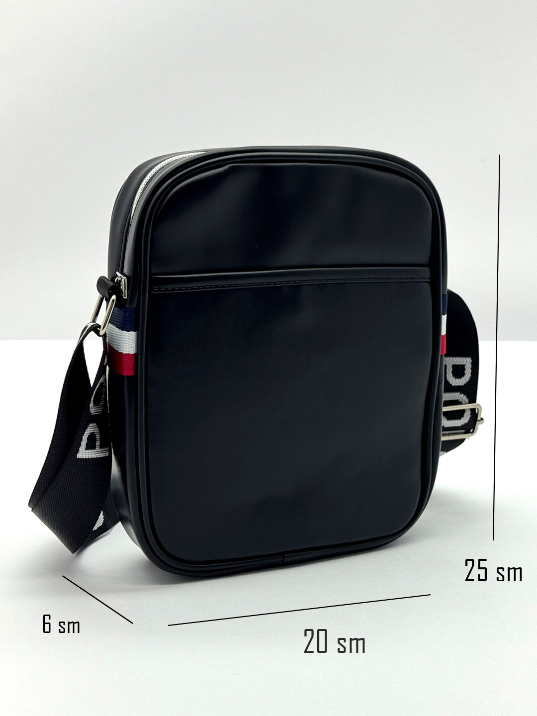 Сумка-рюкзак , фактура гладкая, черный 5 — фото 1