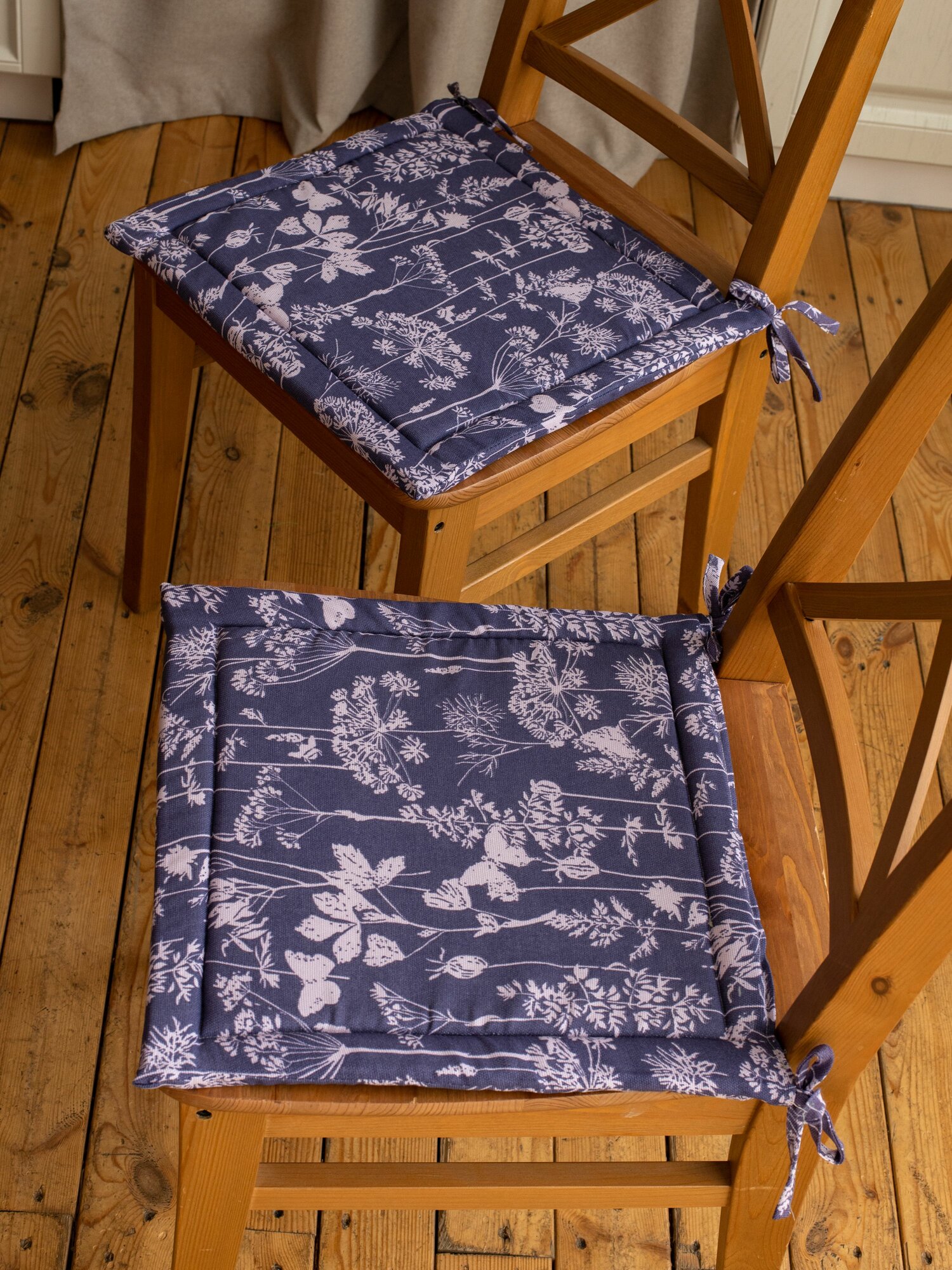 Галета на стул квадратная 40x40  Хаски Home 2 шт скандинавия