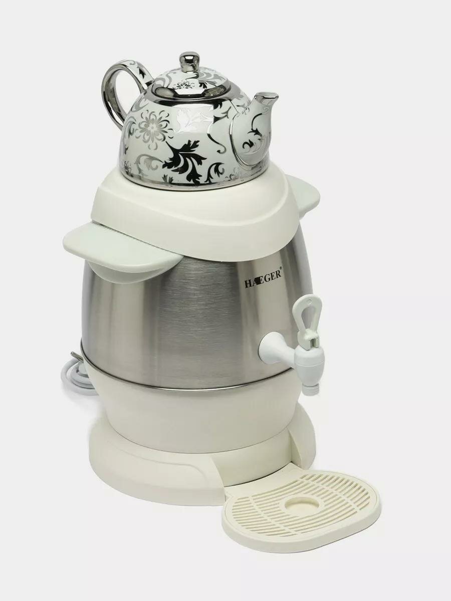 Электрический самовар Haeger HG-7115 с керамическим чайником