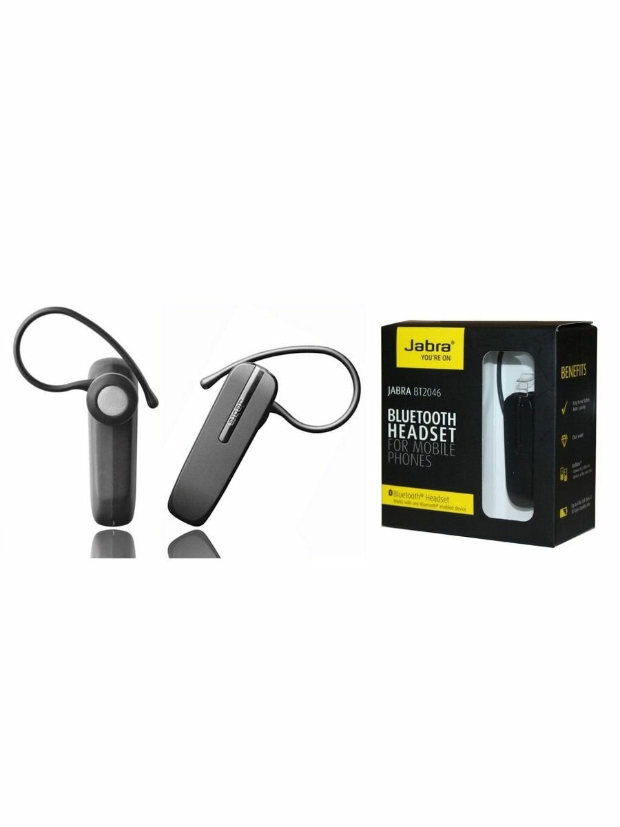 Bluetooth гарнитура Jabra BT2046 черный беспроводные — купить в