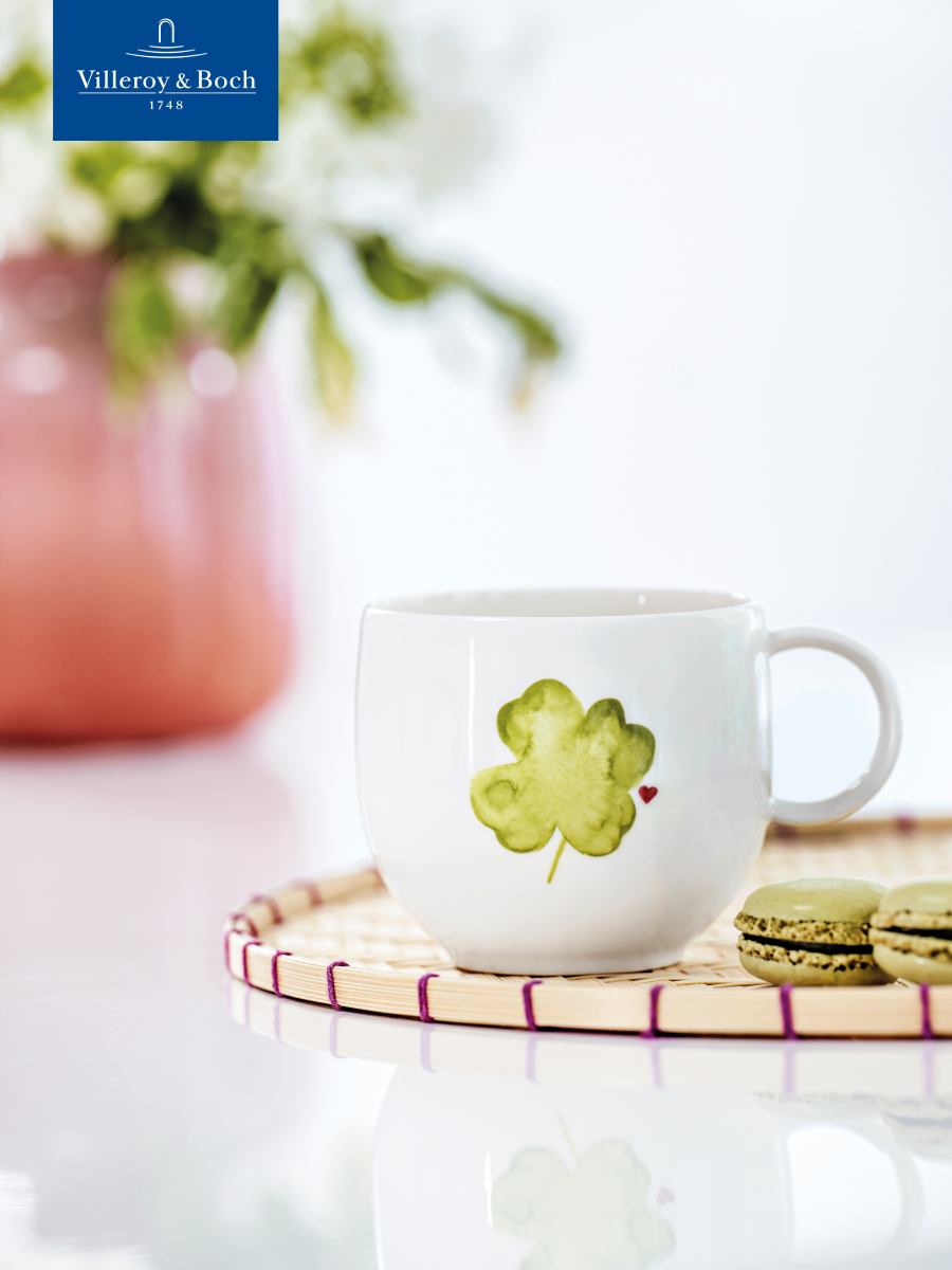 Кружка 400 мл Good Luck/Удачи, With Love, Villeroy & Boch, Премиум-Фарфор