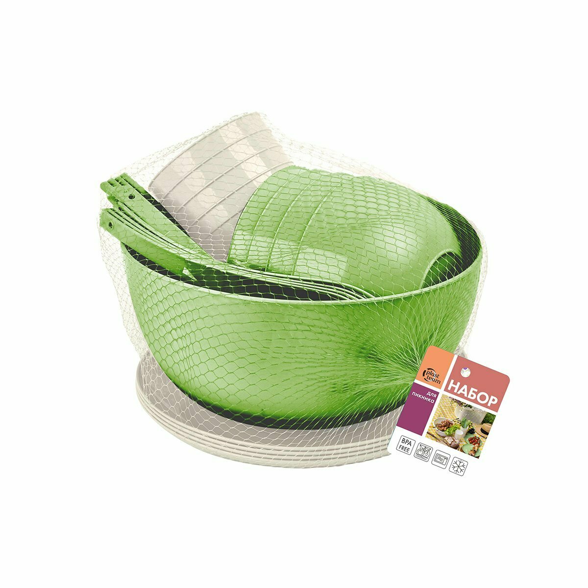 Набор для пикника Plast Team на 4 персоны 25 предметов