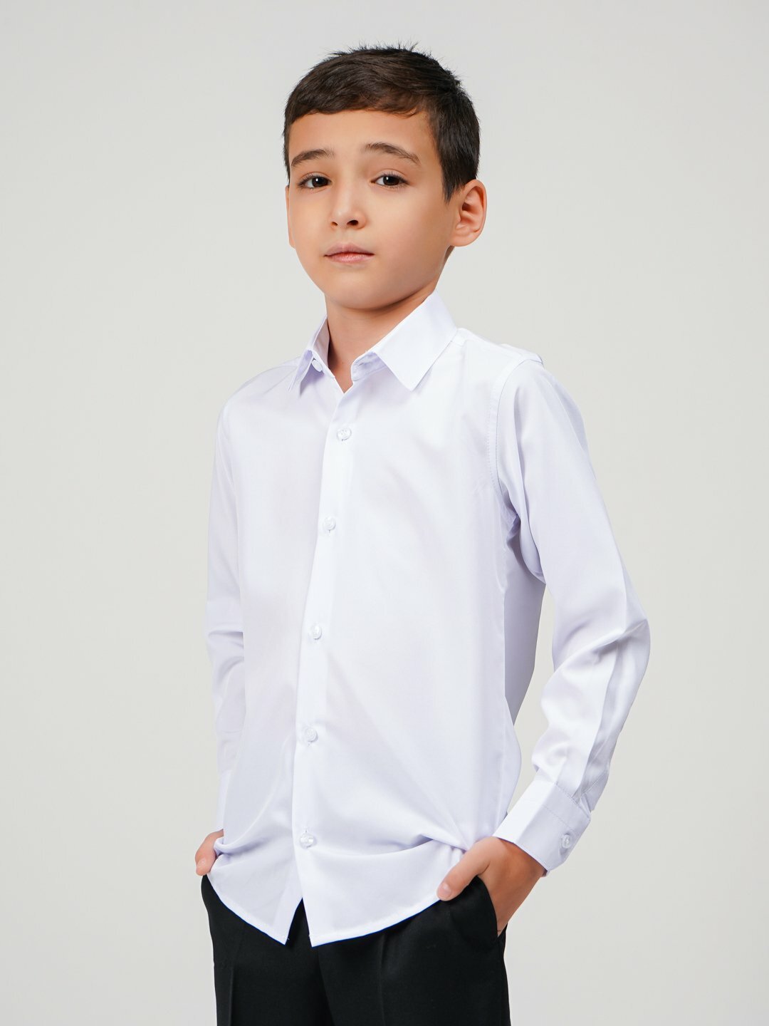 Рубашка 5, размер 32, white/white — фото 1