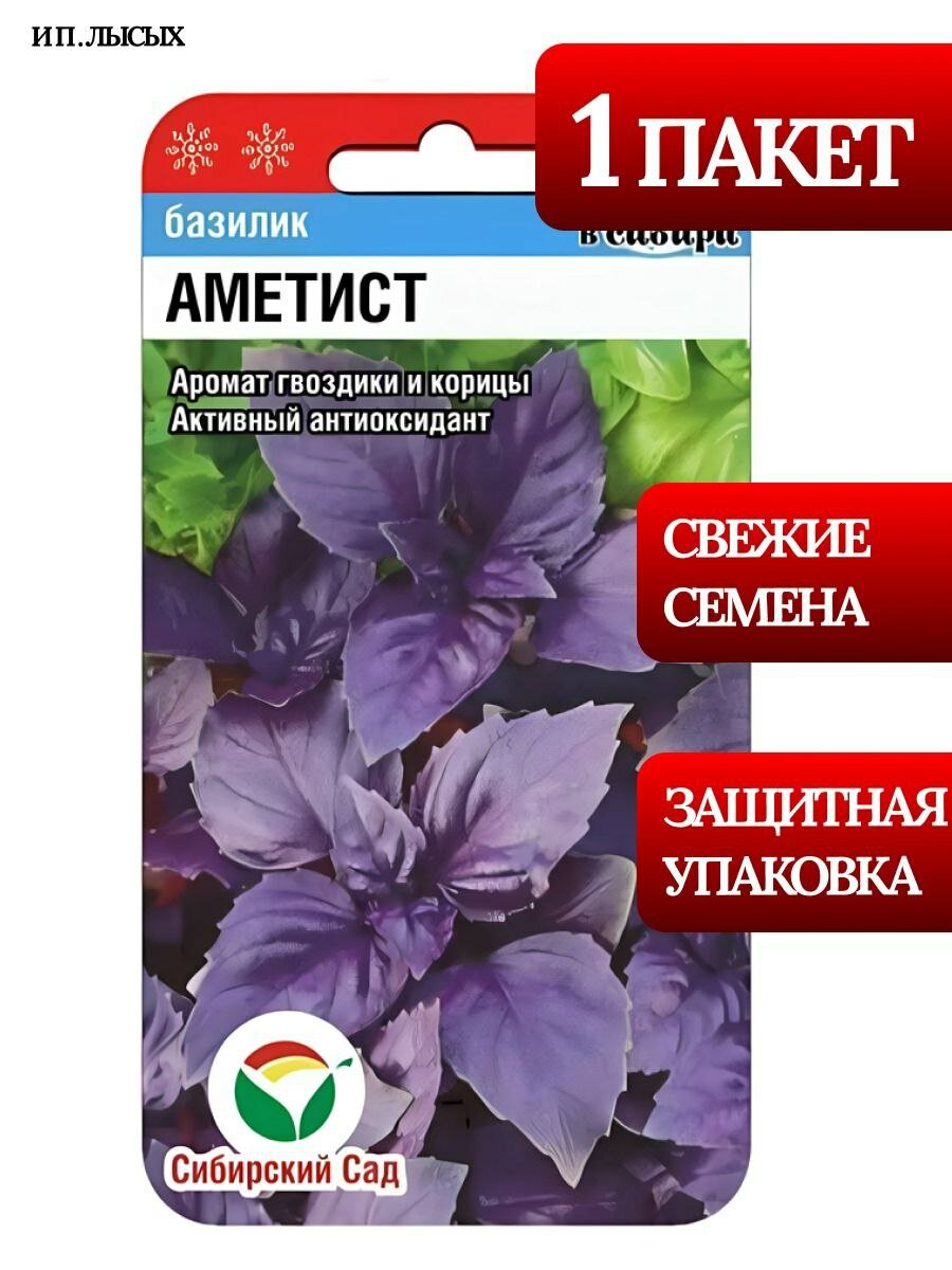 Семена Базилик "Аметист"