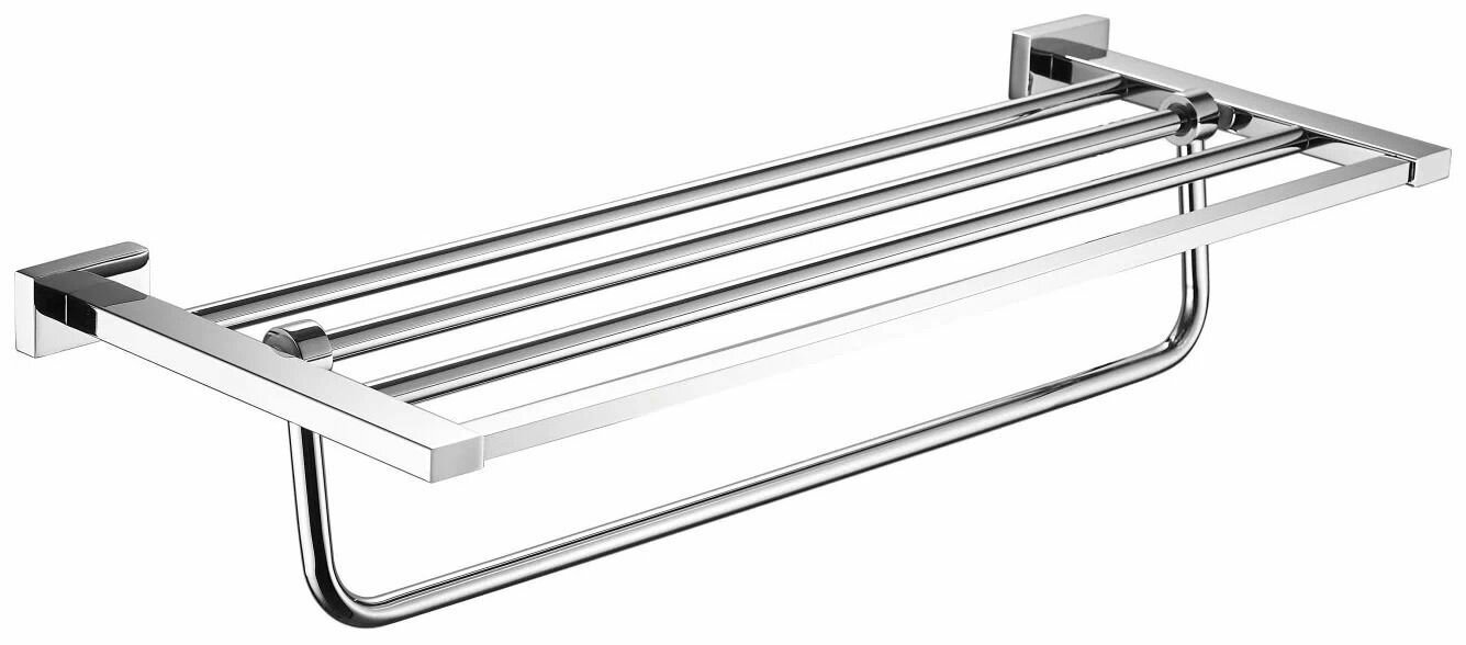 Полка для полотенца Shevanik SG5608 хромированная латунная настенная