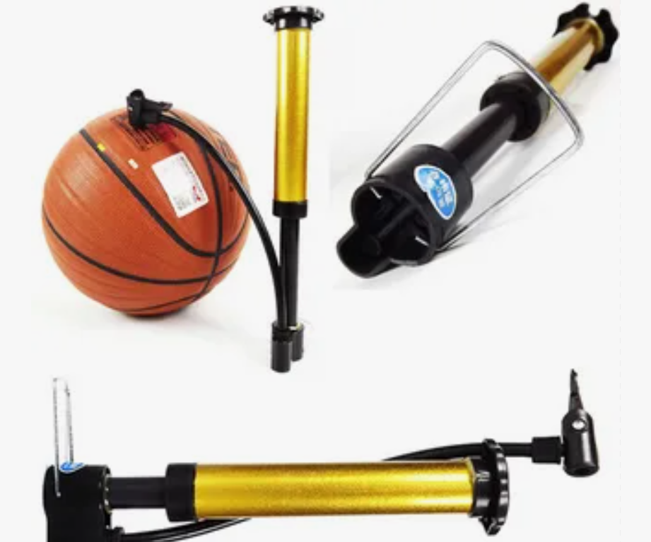 Мини насос для накачки любых видов мячей, самокатов, детских велосипедов с насадкой