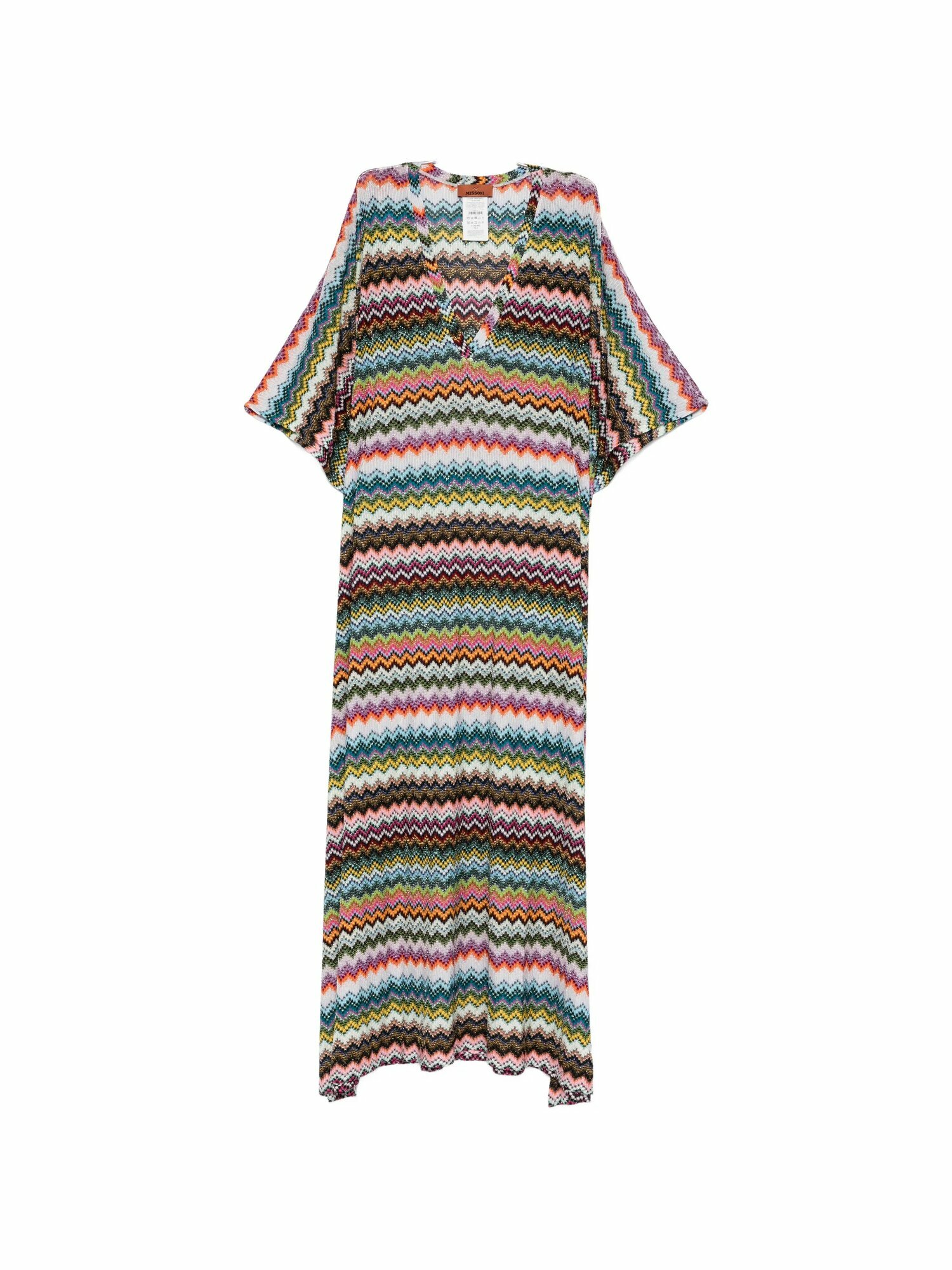 Платье V-neck chevron maxi dress