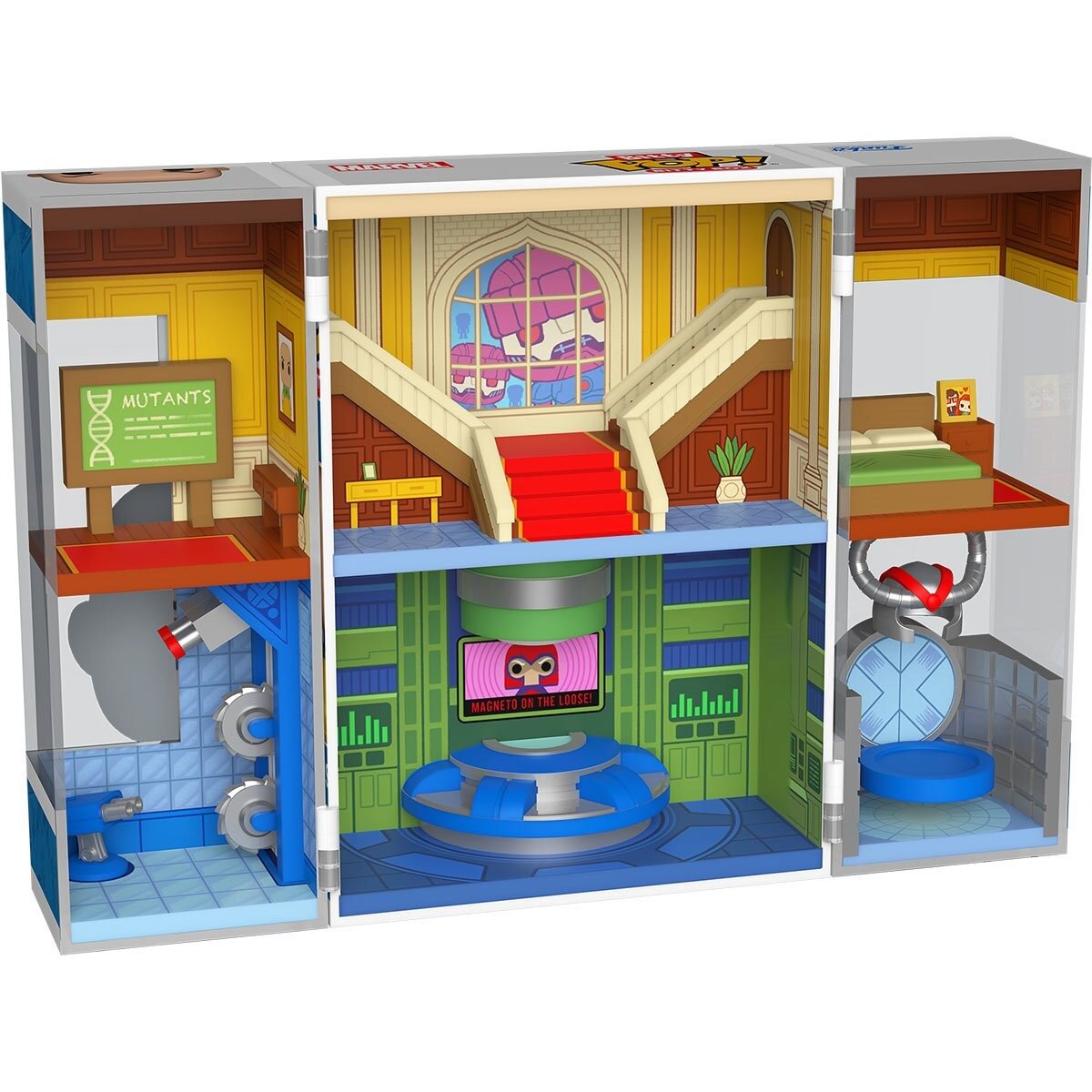 Набор фигурок Funko POP! Bitty Box Mavel: X-Men - X-Mansion 91389 Профессор Икс и Росомаха, 2 шт. — фото 1