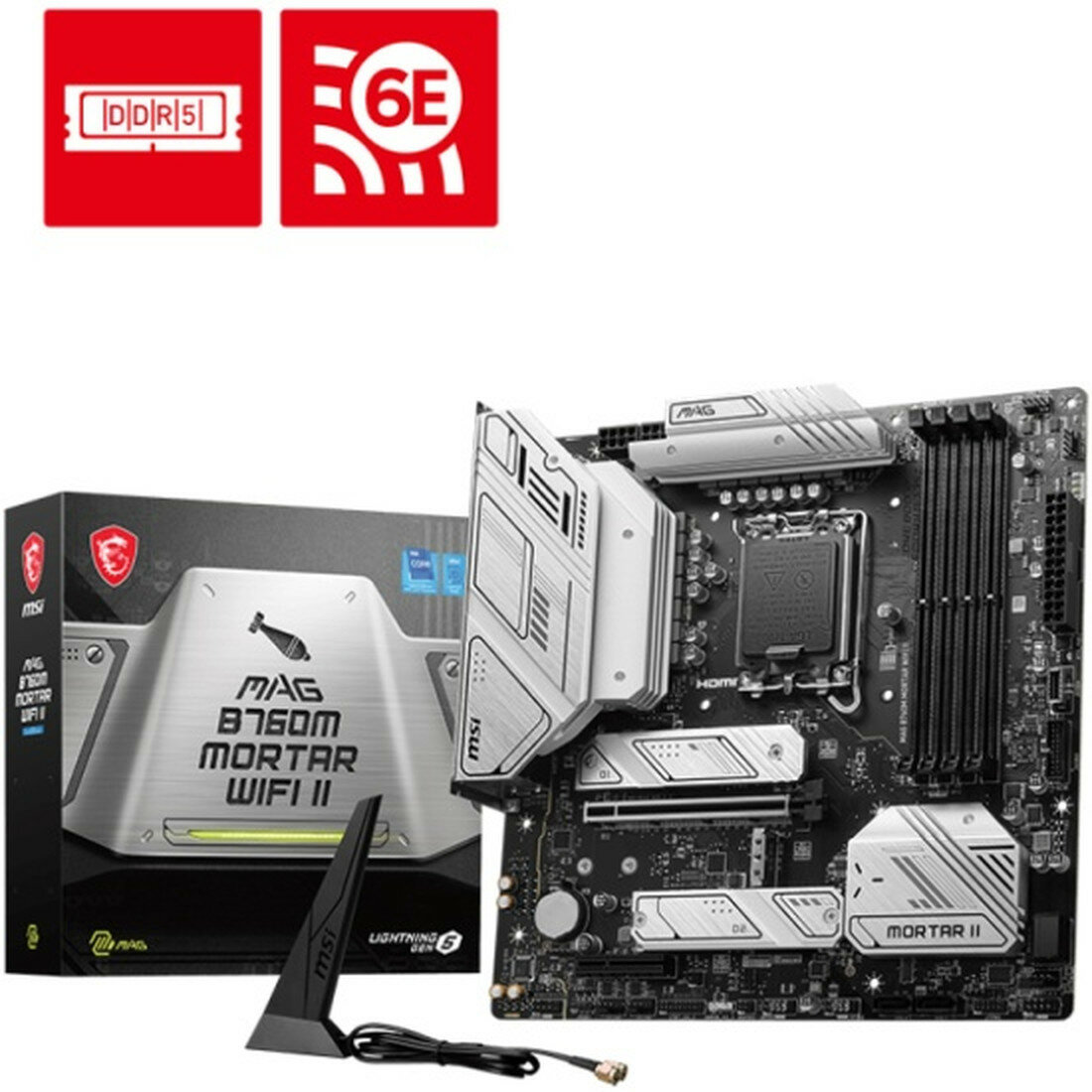 Материнская плата Msi MAG B760M MORTAR WIFI II (LGA1700, mATX) — купить в интернет-магазине ОНЛАЙНТРЕЙД.РУ на Яндекс Маркете