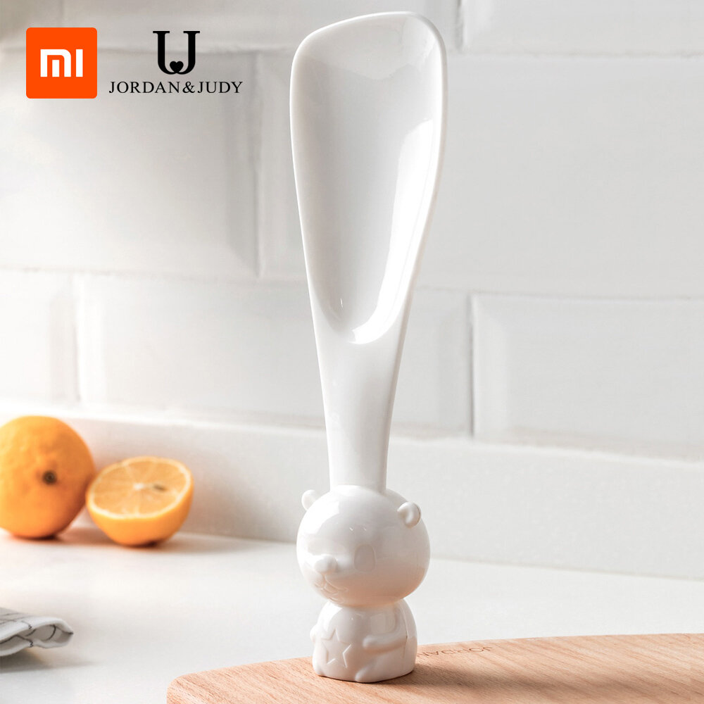 Xiaomi Youpin милый мультяшный белый медведь KeLi совок для риса нелипкий рисовый ковш вертикальная подставка совок для риса суп соус половник кухонный инструмент ужин