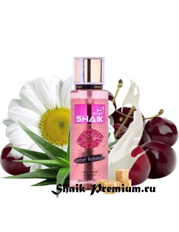Парфюмированный лосьон (мист) Shaik для тела Amber Romance, 250ml — фото 1
