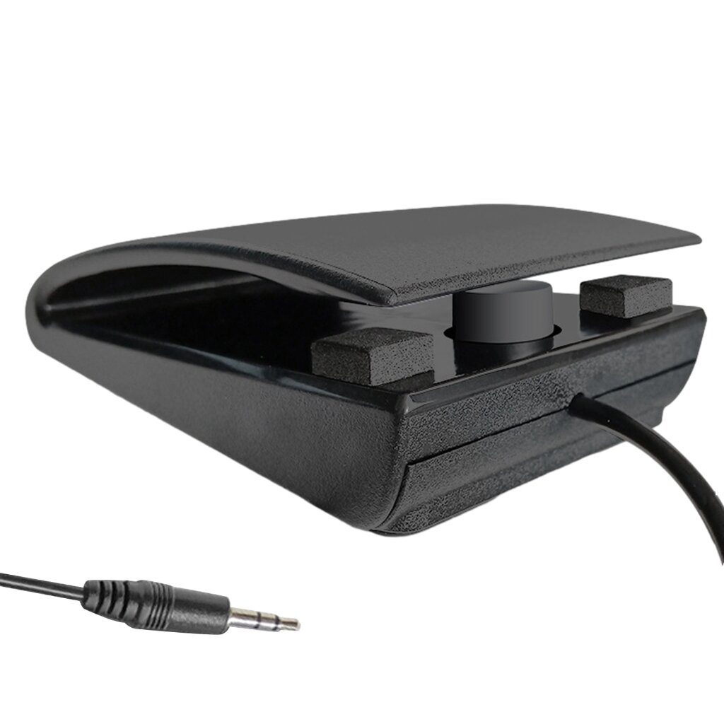Многофункциональная педаль сустейна для MIDI-клавиатур Прочная Ножная педаль для различных инструментов с разъемом 3,5 мм/6,5 мм