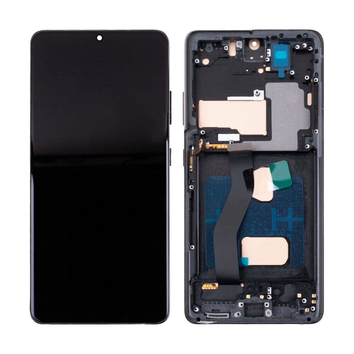 Дисплей для Samsung G998B (S21 Ultra) модуль Черный - (In-Cell)