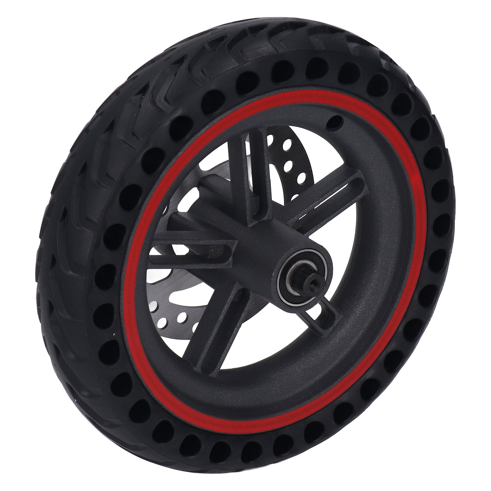 Изображение Электрический скутер задних колеса для xiaomi Pro Pro2 M3 Заменяющая клеточная шина с 120 -миллиметровым дисковым тормозом красным