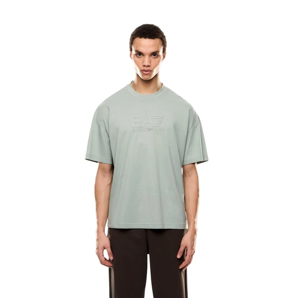 Футболка EA7 EMPORIO ARMANI, размер 2XL, зеленый — фото 1