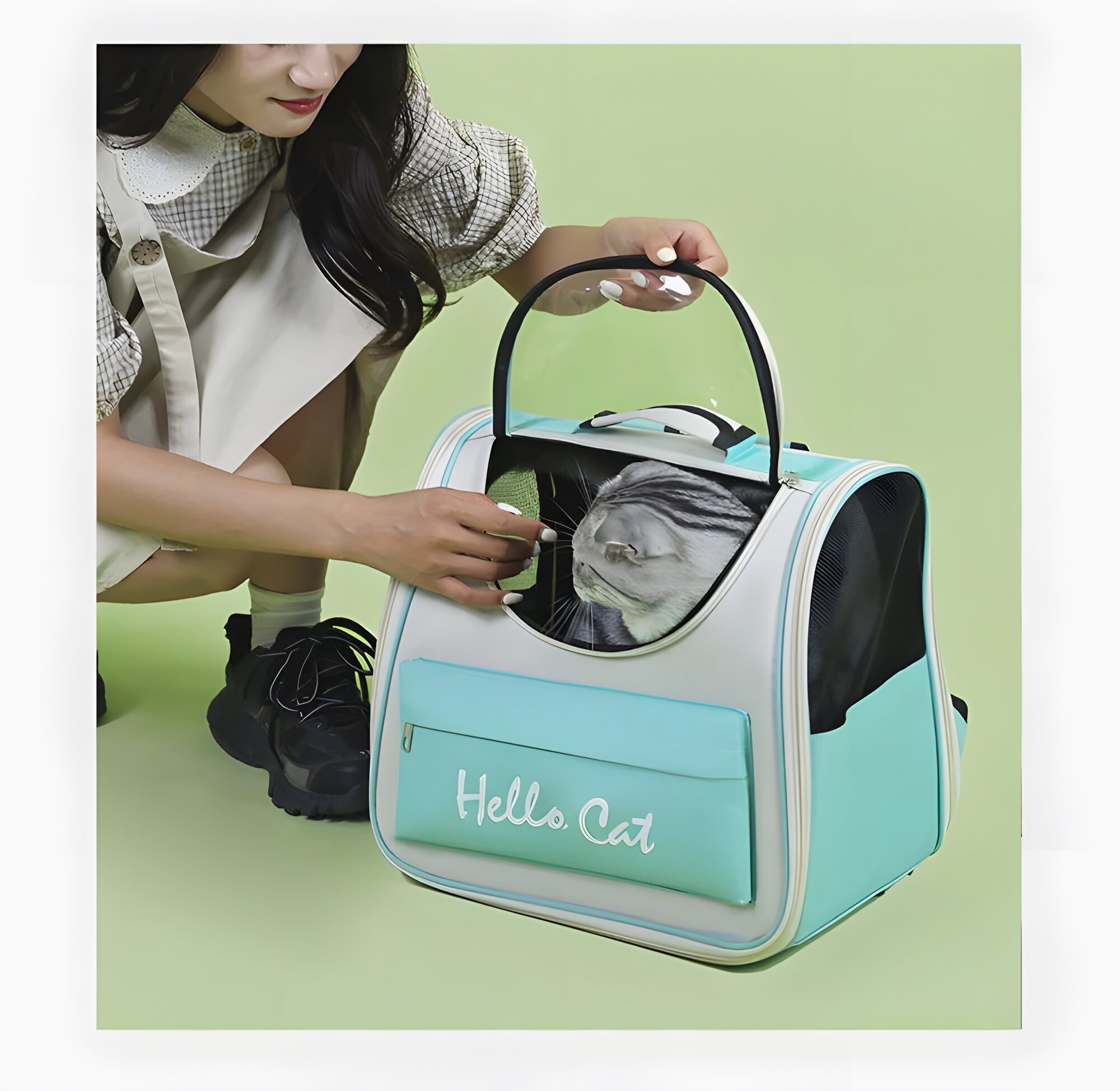 Переноски И Рюкзаки Для Животных Xiaomi Переноска-рюкзак, для домашних животных, с окошком, дышащая сетка, серая