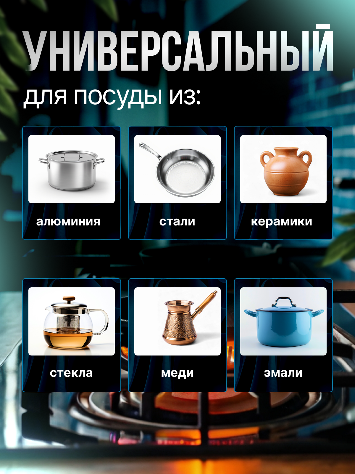 Адаптер для индукционной плиты (диск-переходник) 12 см Scandylab SND009 — фото 1