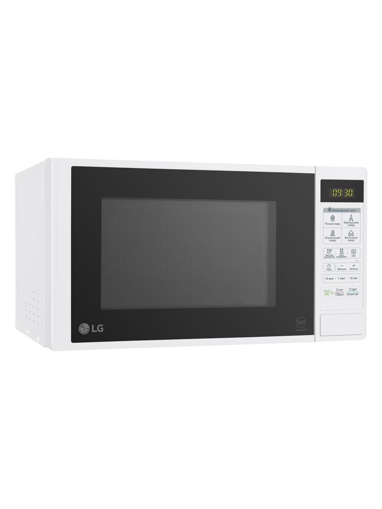Микроволновая печь соло LG MS2042DY белая — фото 1