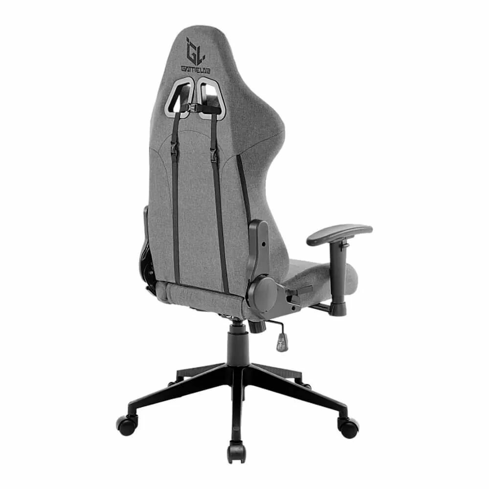 Компьютерное кресло GameLab "PENTA Breeze GL-640", игровое, на колёсиках, с подголовником, серое — фото 1