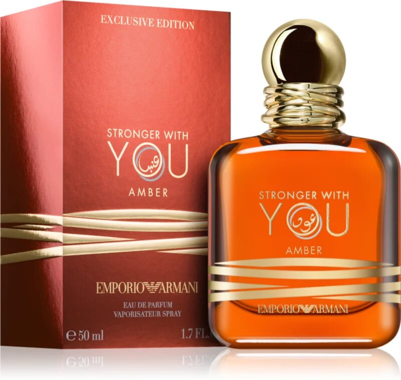 Парфюмерная вода Emporio Armani Stronger With You Amber, унисекс аромат для мужчин и женщин, 50 мл (ref.204)