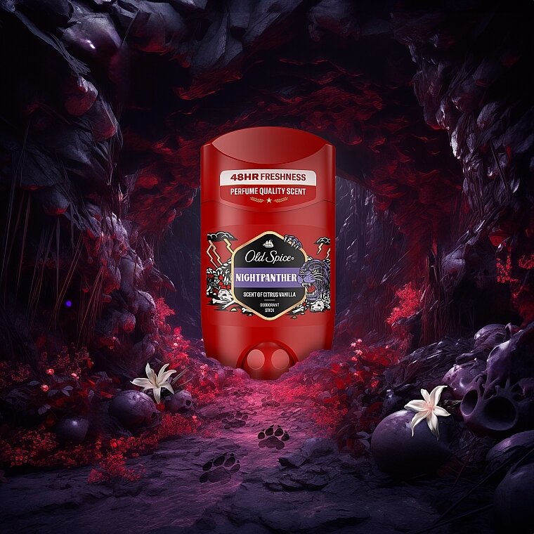 OLD SPICE мужской дезодорант стик Nightpanther 50мл, свежесть 24/7 — фото 1