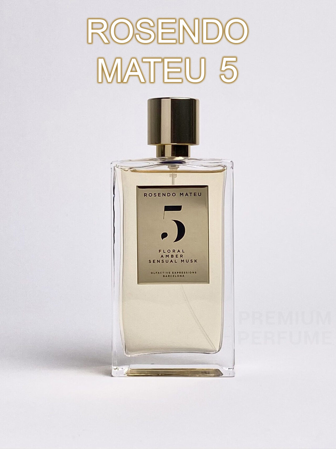 Нишевый парфюм Rosendo Mateu №5 Musk & Vanilla оригинал 50 мл — фото 1