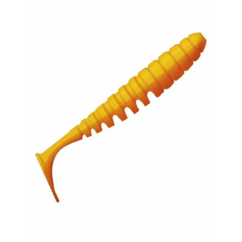 Приманка ZUB-SHAD 100 мм -4 шт, (цвет 405) желтый верх - оранжевый низ