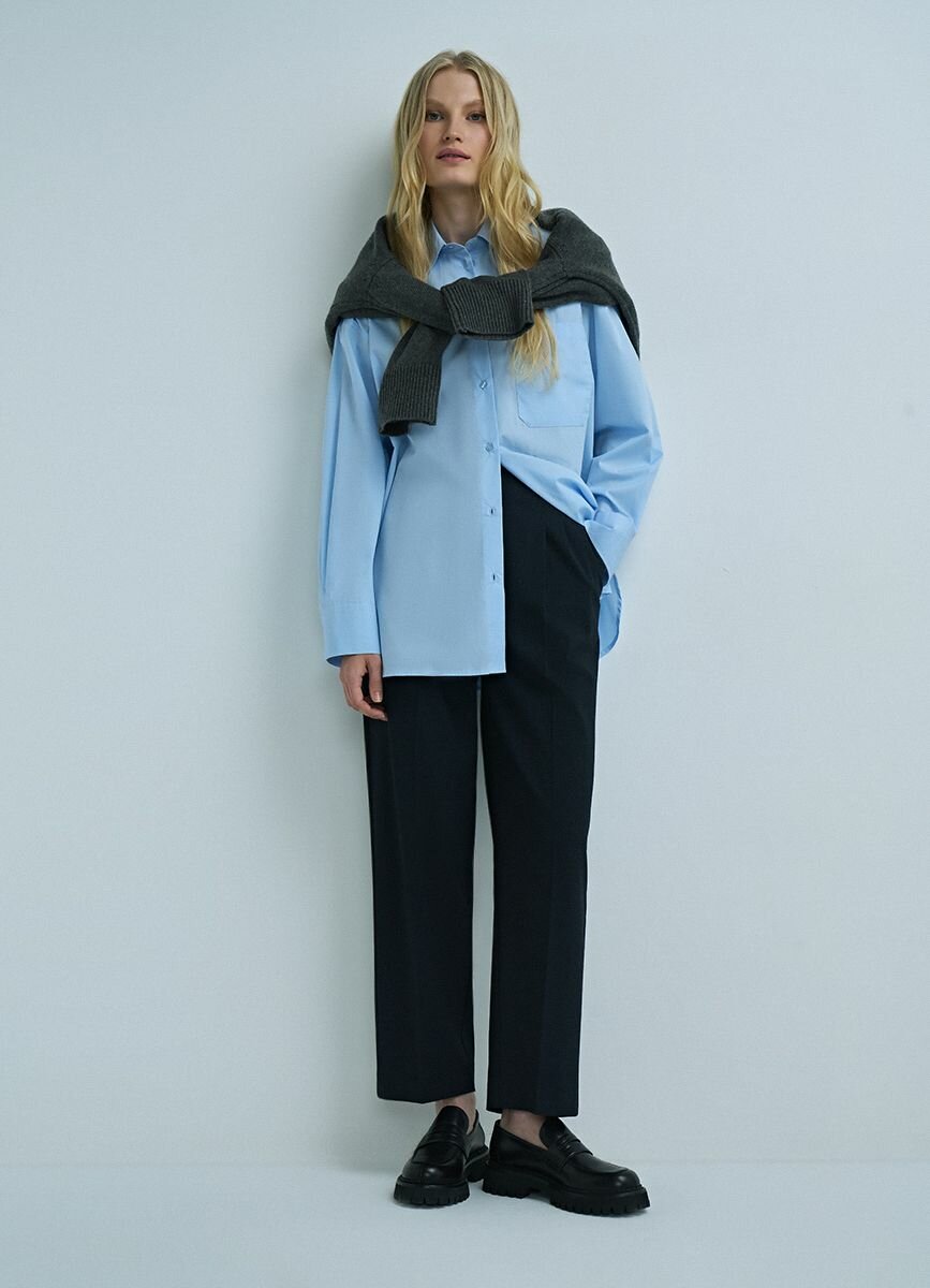 Брюки O'STIN размер XS черно-синий