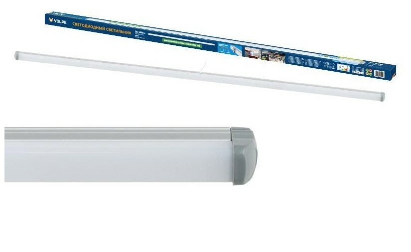 Накладной светильник Volpe ULO-Q141 AL120-36W/NW Silver 3600 Lm UL-00000453