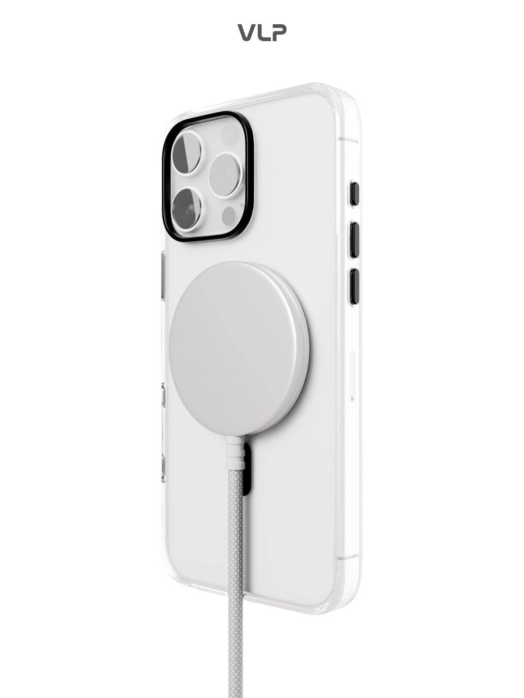 Чехол на iPhone 16 ProMax с MagSafe VLP Diamond Case, черный — фото 1