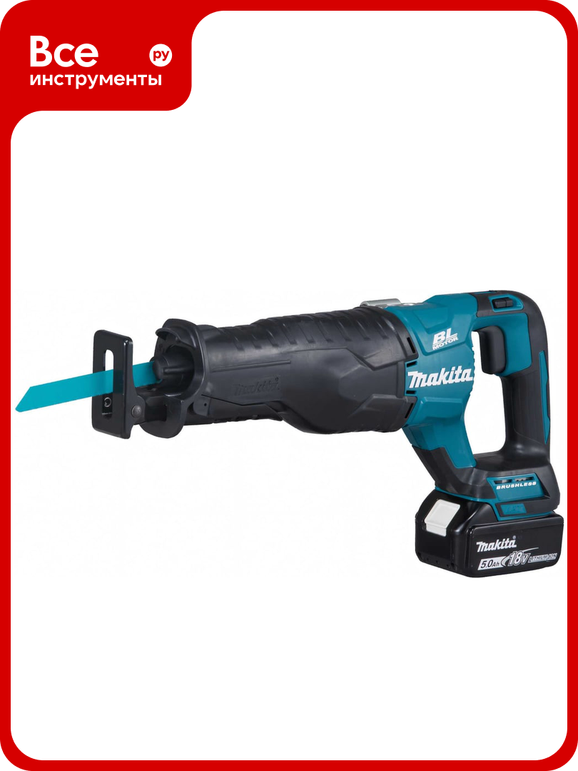 Аккумуляторная сабельная пила Makita 18В LXT DJR187RT