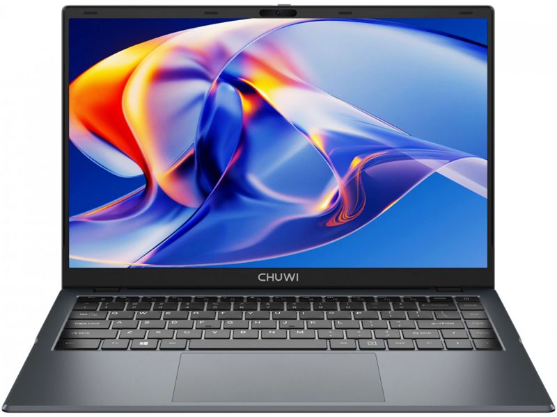 Ноутбук Chuwi GemiBook Xpro N-series N150 8Gb SSD256Gb Intel Graphics 14.1" IPS FHD (1920x1080) Windows 11 Home grey WiFi BT Cam 5000mAh