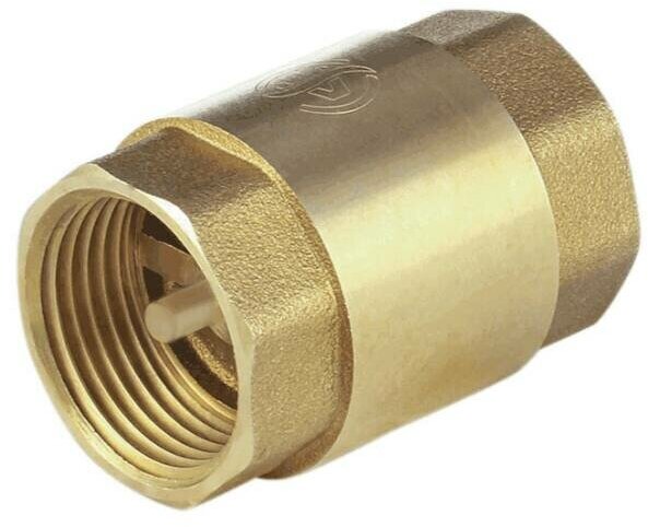 Клапан обратный латунь осевой Ду 40 Ру25