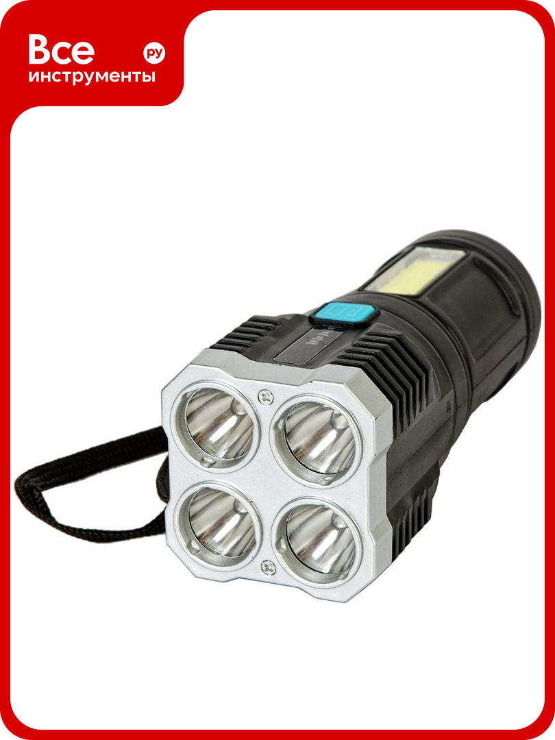 Светодиодный аккумуляторный USB фонарь GLANZEN UFL-0400-LS03 КА-00008349