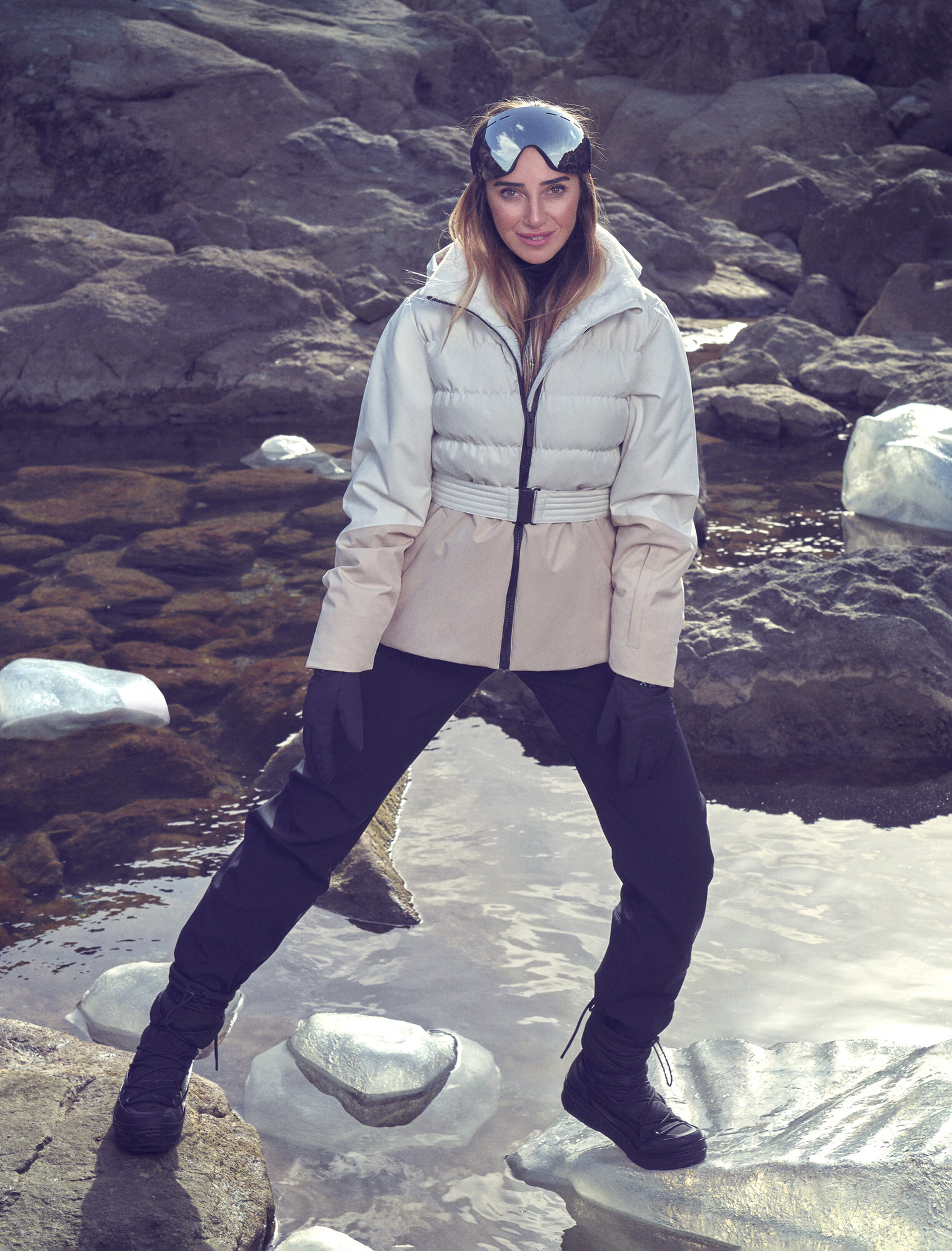 Куртка KOTON Осень-зима 2022 размер 36 бежевый