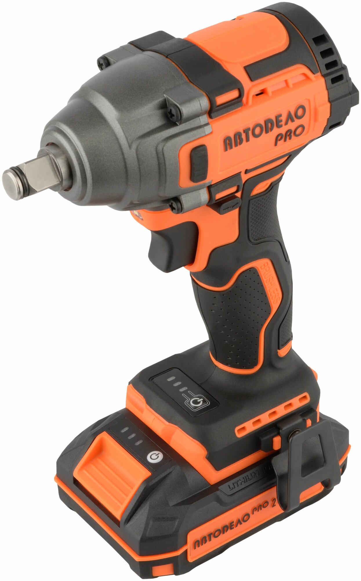 Гайковерт аккумуляторный ударный 350 Н*м Li-lon аккумулятор 21V , бесщеточный двигатель, в кейсе, АвтоDело PRO 46130