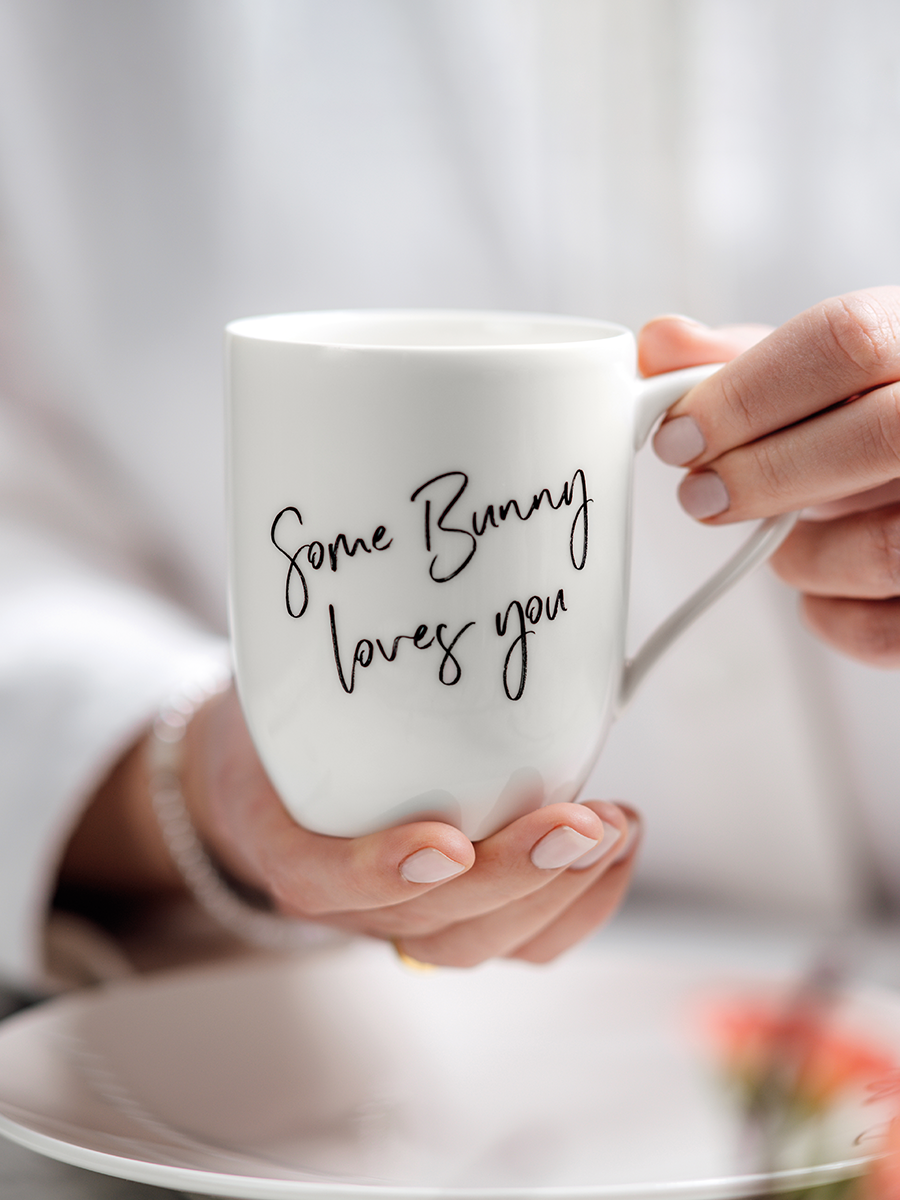 Набор кружек 2 шт, 340 мл, Some Bunny loves you, Зайчик любит тебя, Statement, Villeroy & Boch, Премиум-Фарфор — фото 1