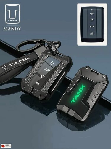 Изображение товара Чехол-брелок для автомобильного ключа из цинкового сплава для Tank 300, Танк 400 500 700 Чехол для автомобильного брелка