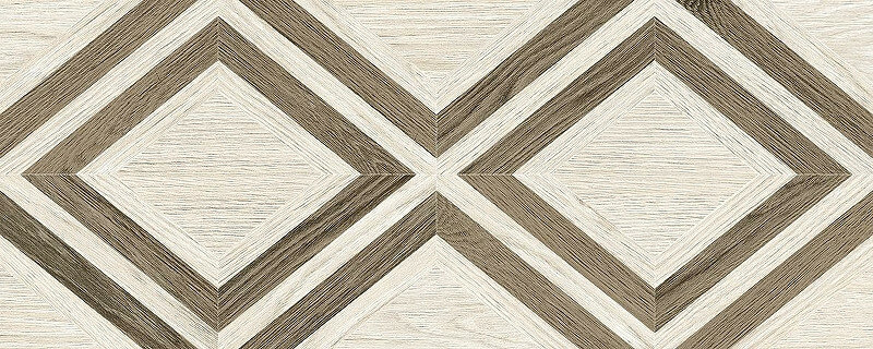 Керамическая плитка Laparet Wisdom бежевый узор настенная 20х50 см бежевый