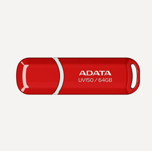 Изображение товара Флеш-накопитель ADATA UV150 AUV150-64G-RRD, красный, 64ГБ, USB 3.0