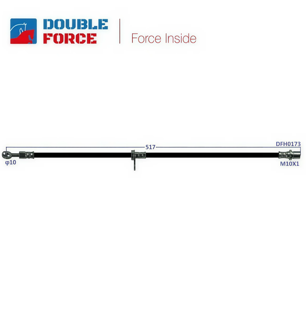 Шланг тормозной Double Force арт. DFH0173 для автомобилей Subaru