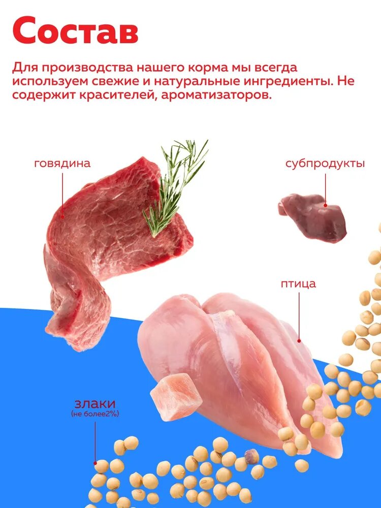 Влажный корм для собак Зоогурман "BIG DOG" Мясное ассорти ж/б 850гр — фото 1