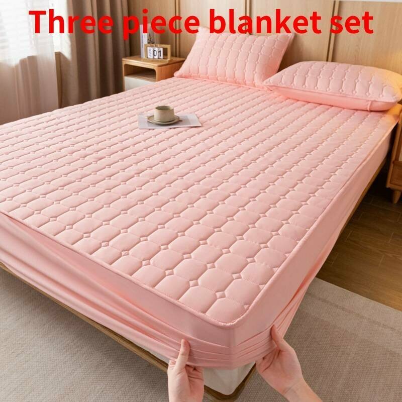 Покрывало для кровати современное упрощенное с наполнением из хлопка с нескользящими краями стиль д 180х200 см