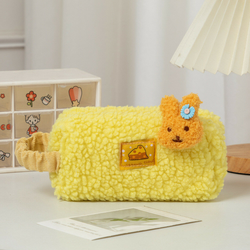 Penal girl large capacity with simple design for middle school students