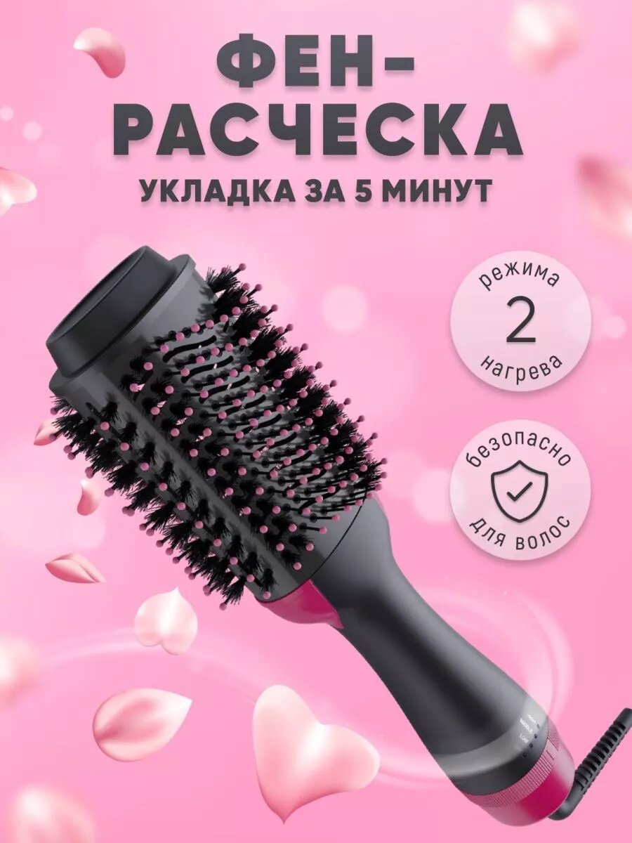 Профессиональная электрическая расческа брашинг JRM STYLER JR-2201 , с индикатором температуры