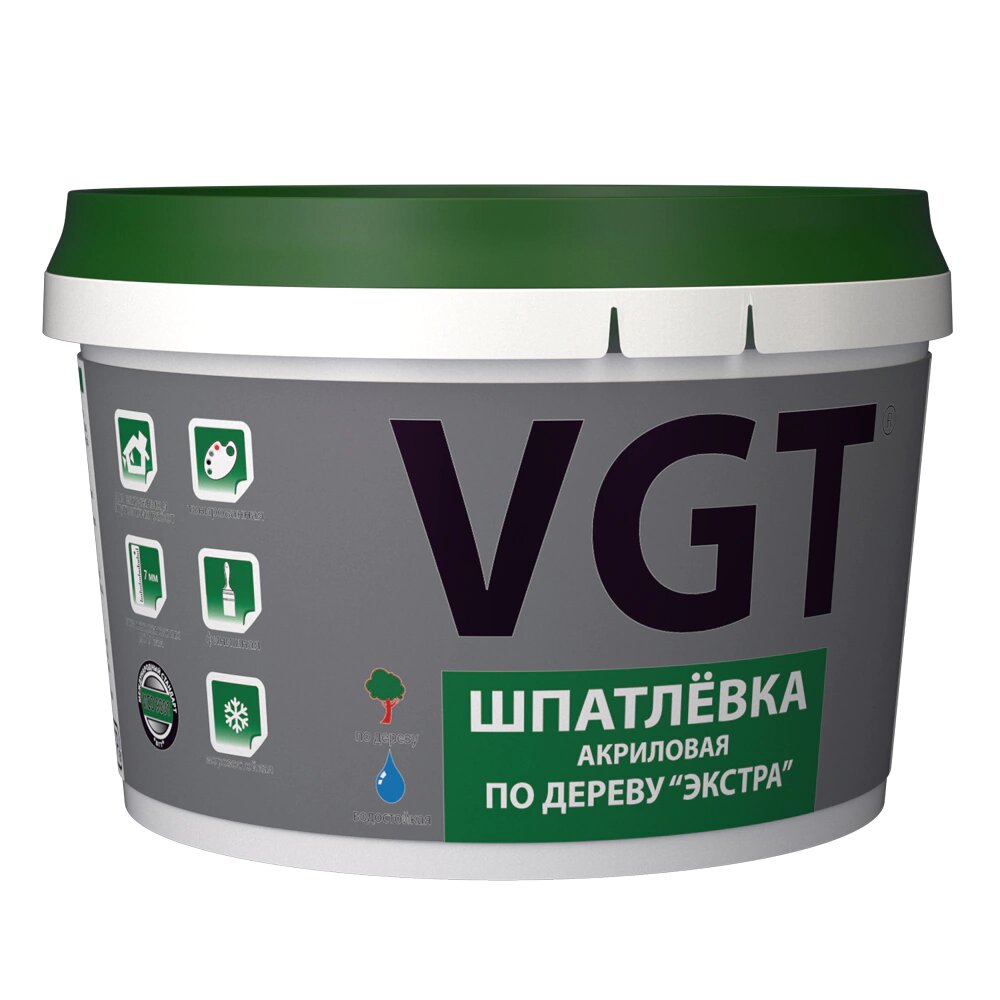 Шпатлевка по дереву VGT Экстра акриловая бук 1000 мл