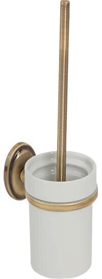 Ершик Veragio Bonjour VR. BNR-7890. BR настенный керамический бронза белый латунный