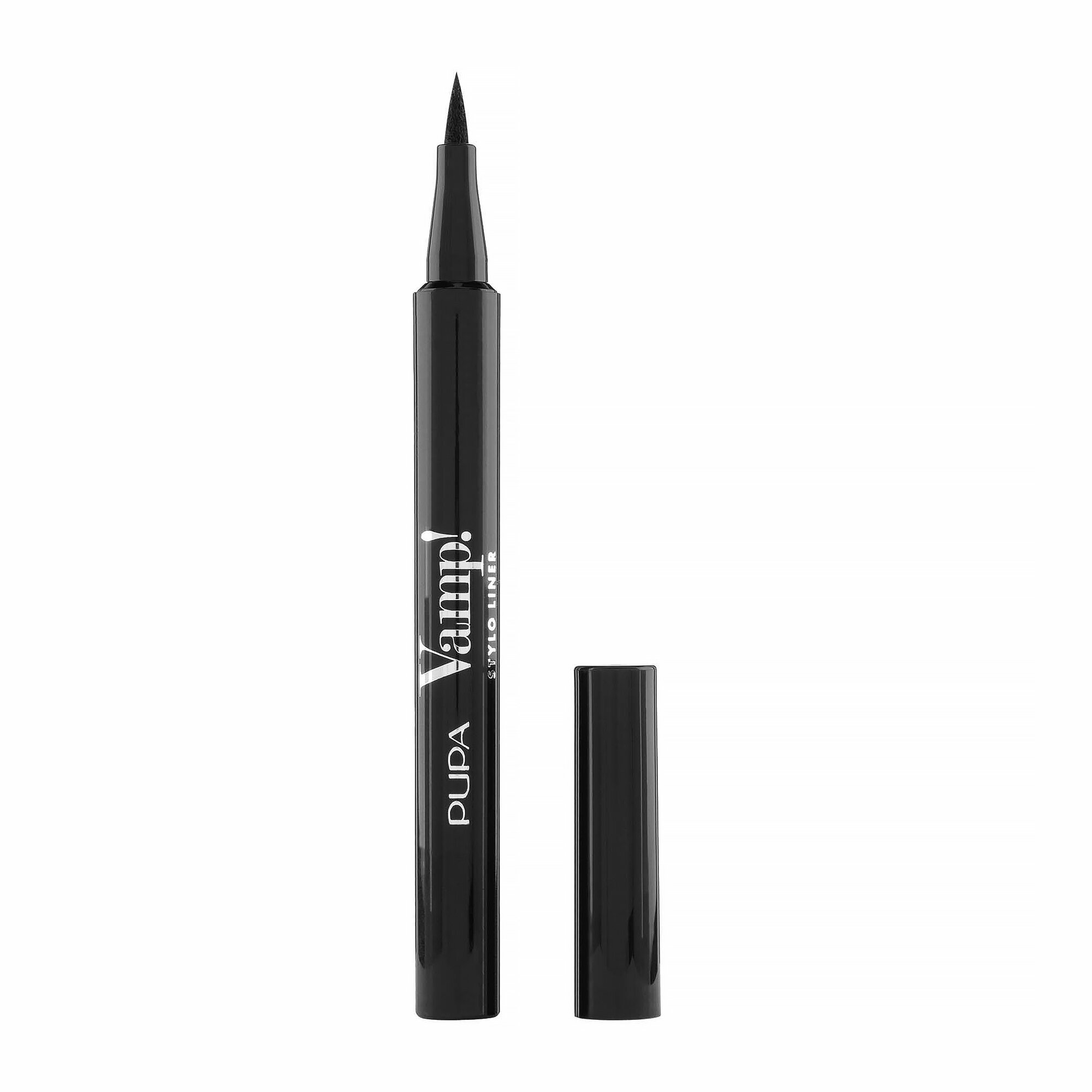 Подводка-фломастер Pupa Vamp Stylo, для глаз, чёрная, 1.1 мл