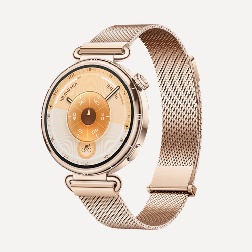 Изображение товара Смарт-часы HUAWEI Watch GT 6 41 мм, золотое миланское плетение (55020FVW)