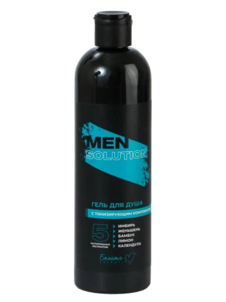 Гель для душа Белита-М "МEN Solution", тонизирующий, унисекс, 400мл